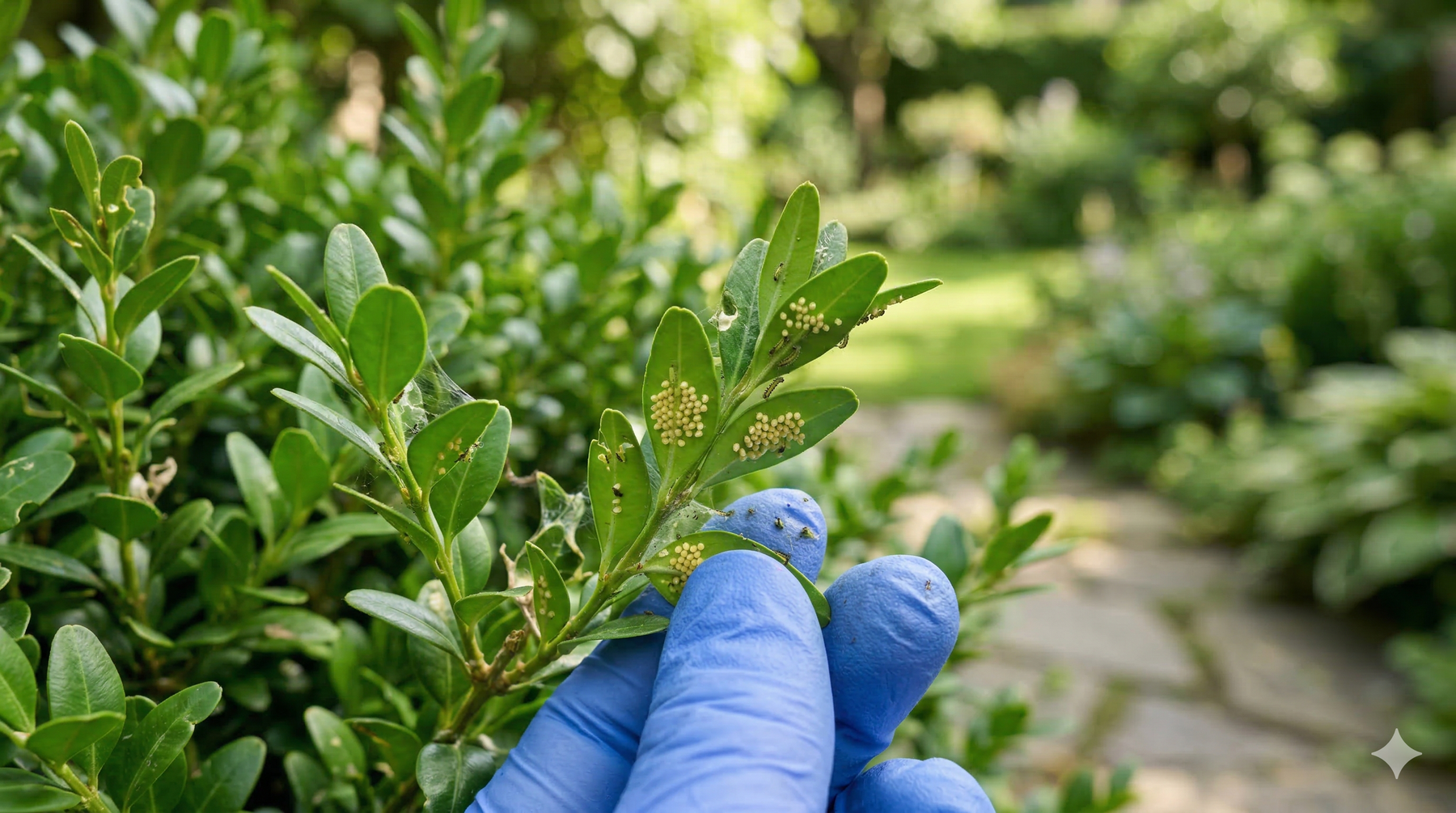 Uova di piralide del bosso: come riconoscere e combattere precocemente il parassita