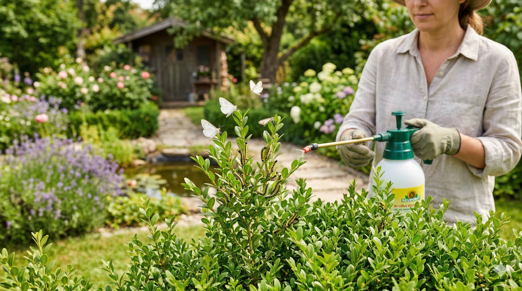 Farfalla di falena di bosso: come salvare il tuo giardino dal parassita