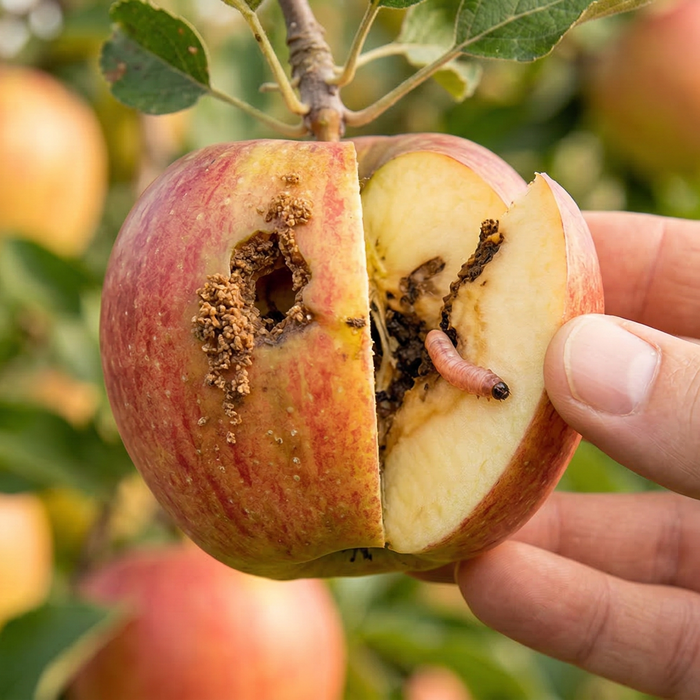 Apfelwickler Schadbild erkennen: Merkmale, Bilder & Checkliste