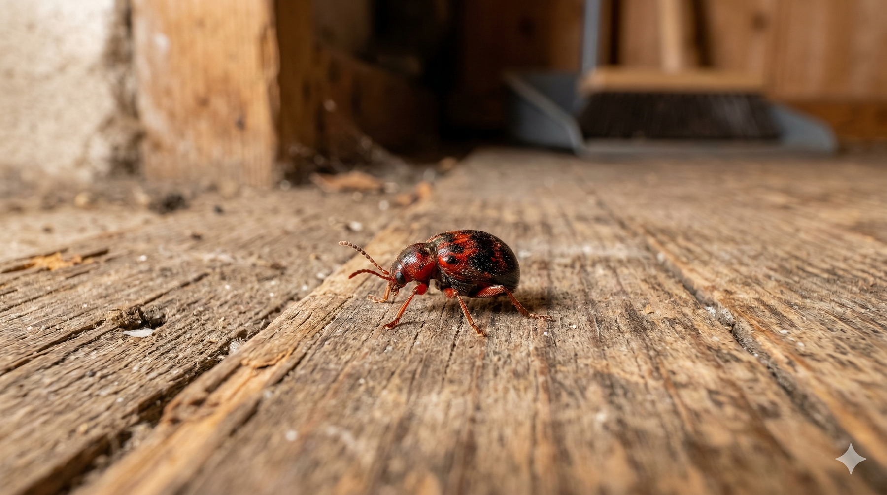 Coleottero del tappeto rosso: identificazione, cause e metodi di controllo efficaci