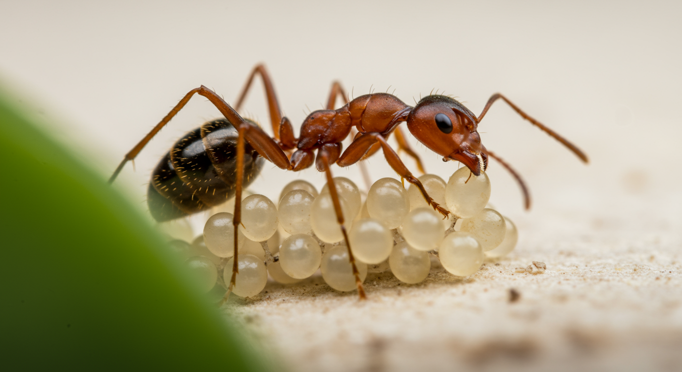 Ameisen Eier: Entwicklung und Aussehen