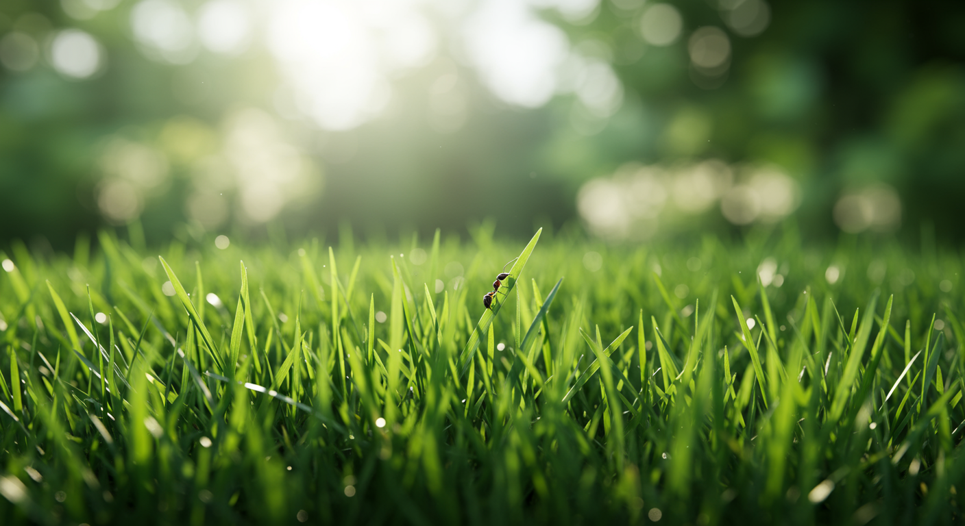 Ameisen im Rasen großflächig bekämpfen