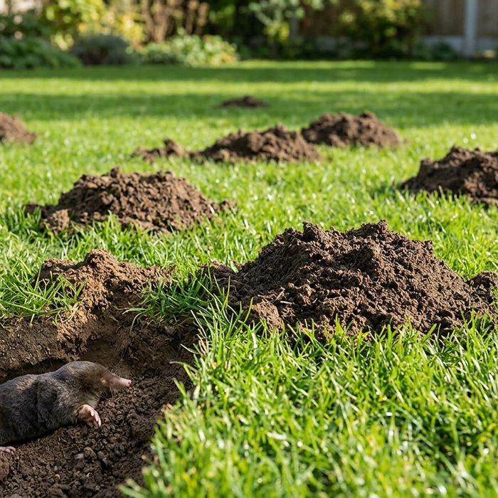 Anatomia del sistema di tunnel della talpa