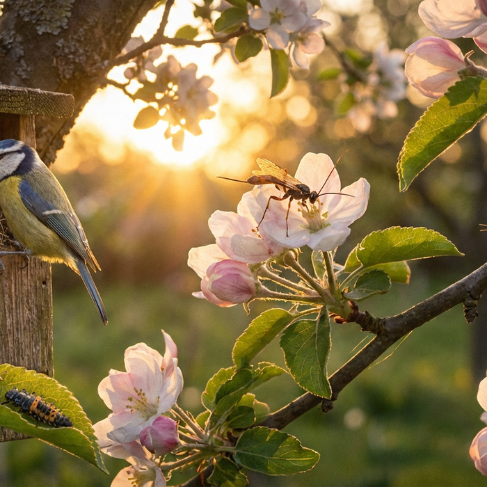 Nemici della raccoglitrice di fiori di melo: avversari naturali nella frutticoltura