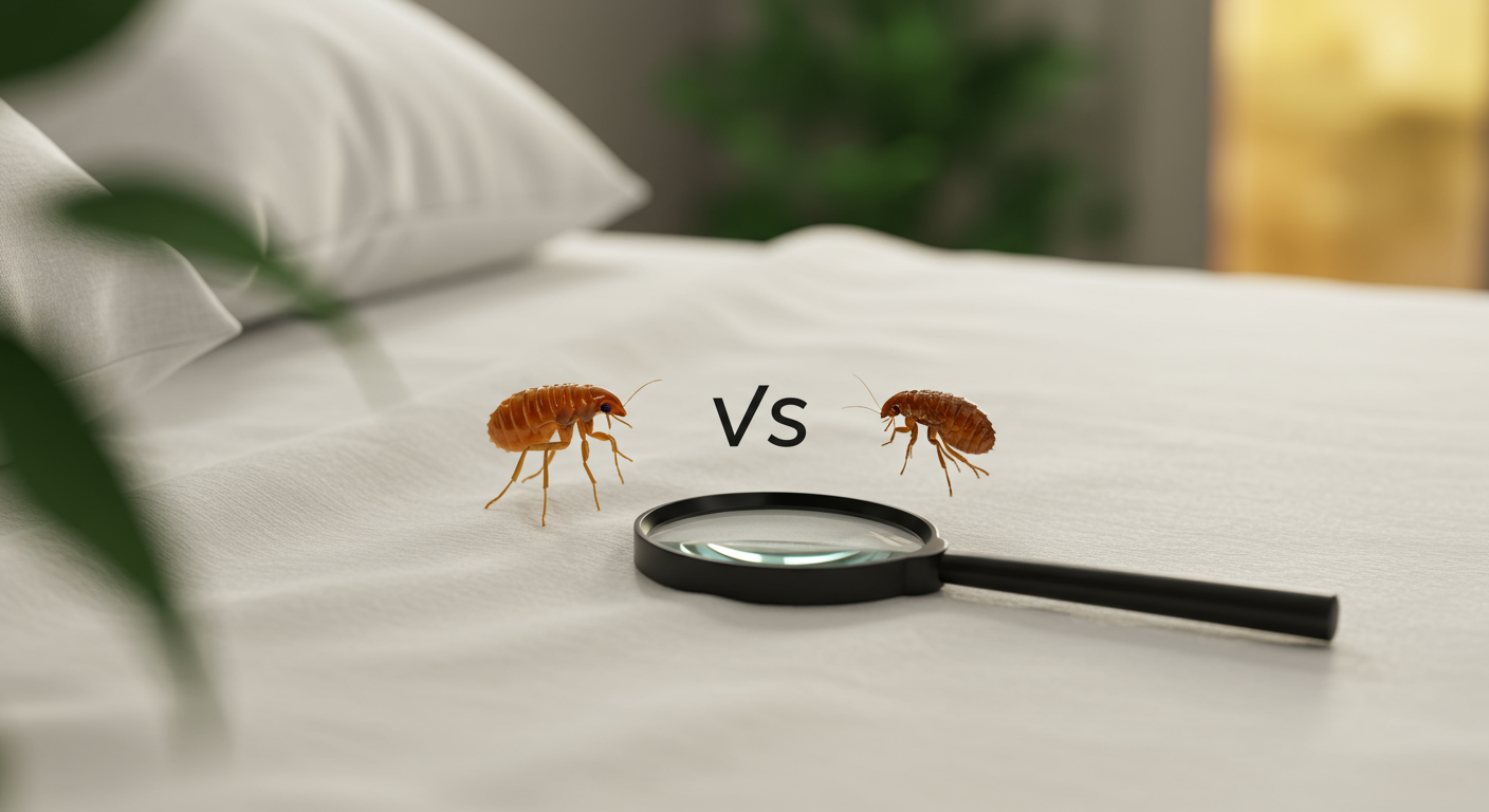 Cimici dei letti e pulci: differenze e somiglianze