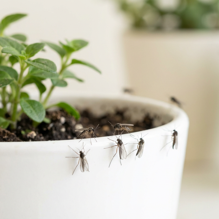Trauermücken in der Wohnung