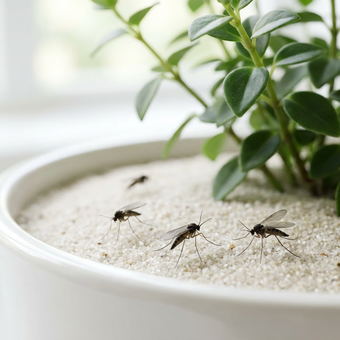 Quarzsand gegen Trauermücke?