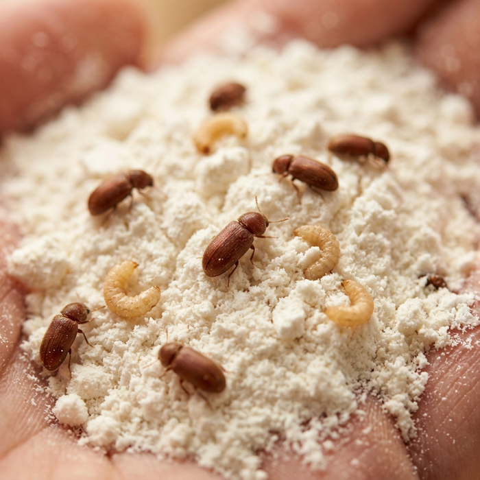 Coleotteri del pane nella farina: individuare, combattere e prevenire i parassiti