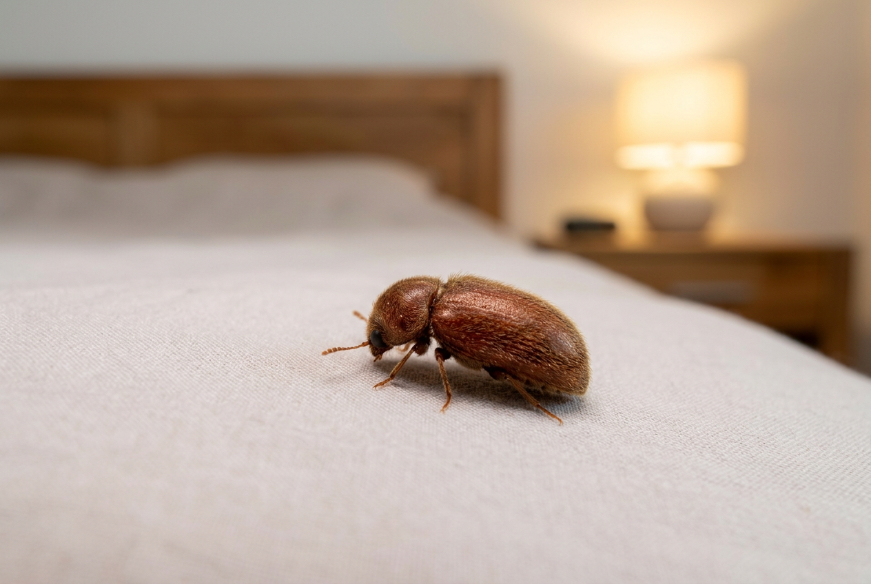 Coleotteri del pane in camera da letto: individuare le cause ed eliminarli definitivamente