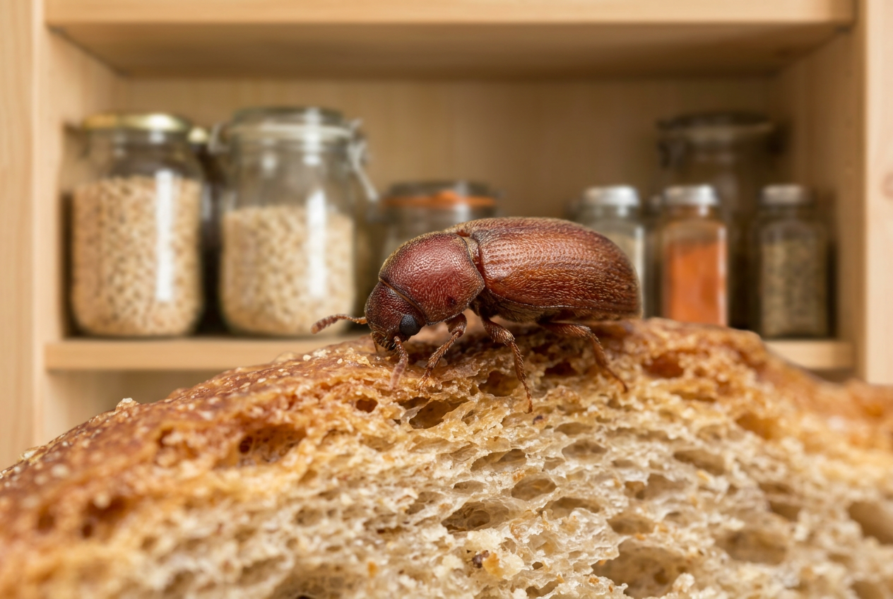 Coleotteri del pane in appartamento: ecco come combattere efficacemente i parassiti della dispensa