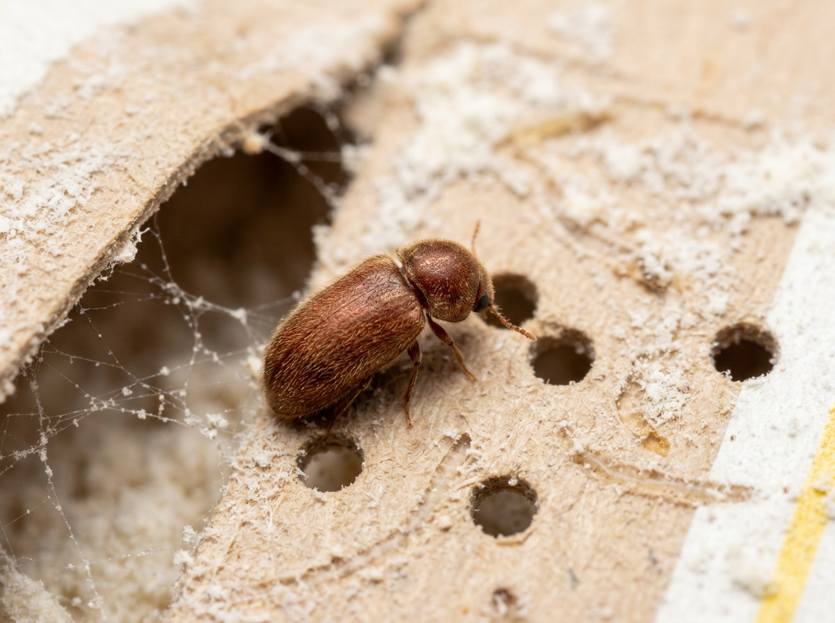 Trovare un nido di scarabeo del pane: in questo modo è possibile individuare con precisione la fonte delle larve