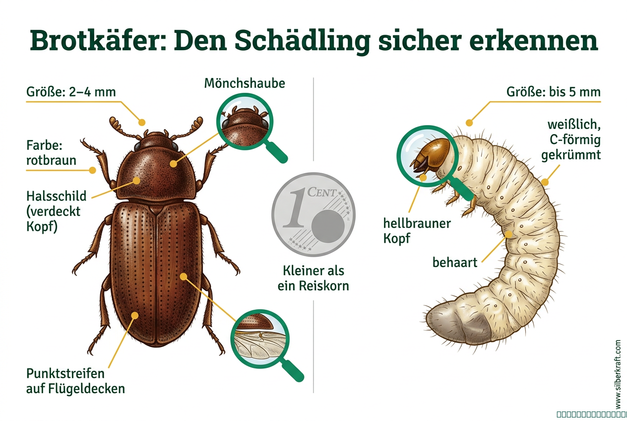 Gli scarabei del pane da dove vengono: cause, rilevamento e controllo efficace