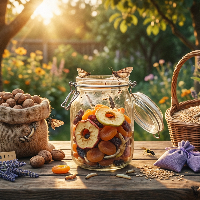 Infestazione da tarme della frutta secca: riconoscere, causare e combattere con successo