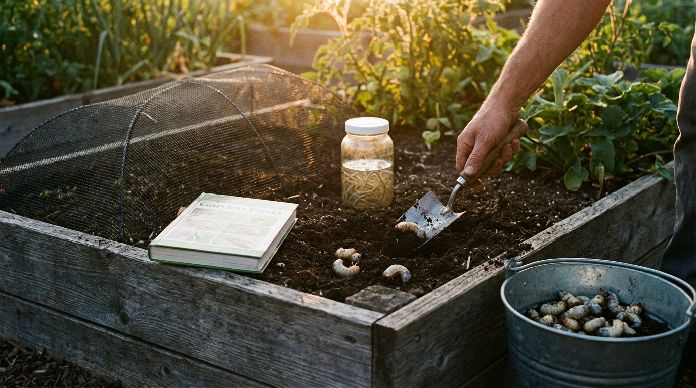 Spessi vermi bianchi nei letti rialzati: identificare, combattere e prevenire