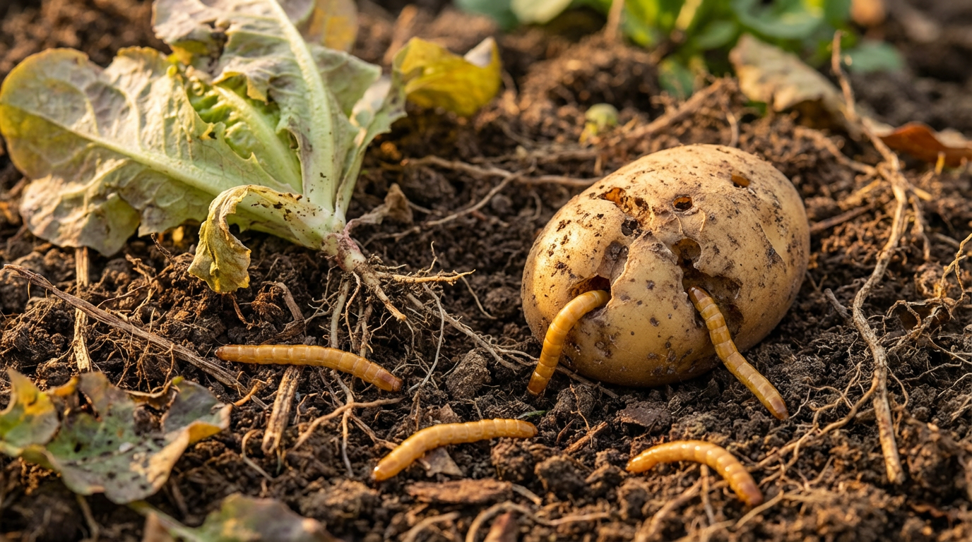 Immagine Wireworm: Riconosci in modo affidabile il parassita e il suo danno