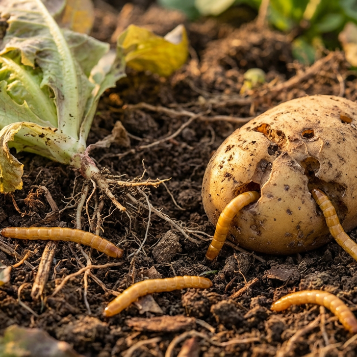 Immagine Wireworm: Riconosci in modo affidabile il parassita e il suo danno