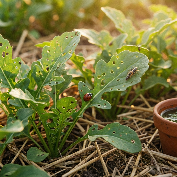 Lotta alle pulci sulla rucola: cause, danni e soluzioni biologiche