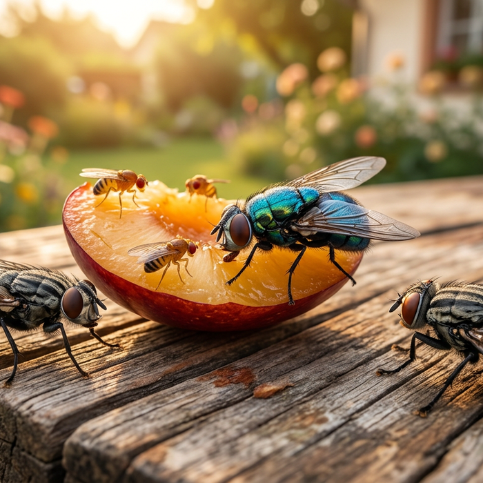 Fliegenarten im Haus erkennen: Stubenfliege, Schmeißfliege, Fruchtfliege und Co. im Vergleich