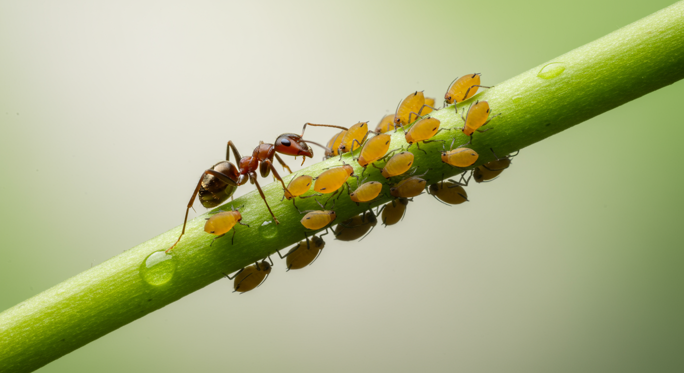 Fressen Ameisen Blattläuse: Beziehung zwischen Insekten