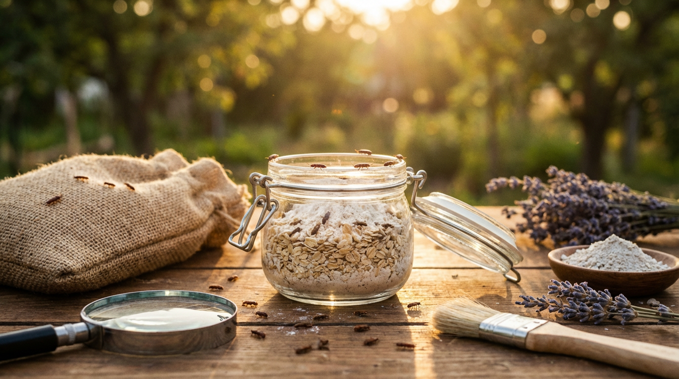 Coleotteri piatti dei cereali in casa: riconoscere e combattere con successo