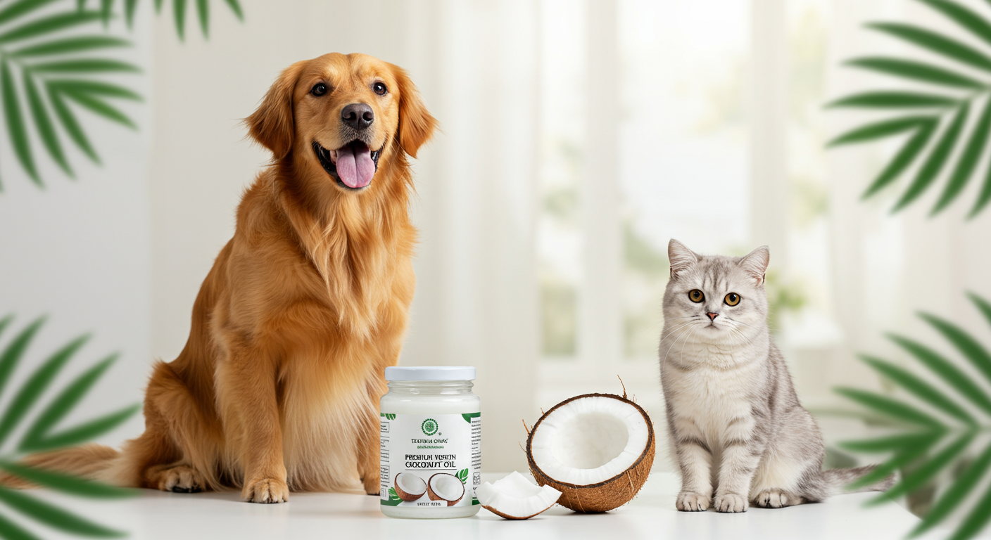L'olio di cocco aiuta contro le pulci nei cani e nei gatti?