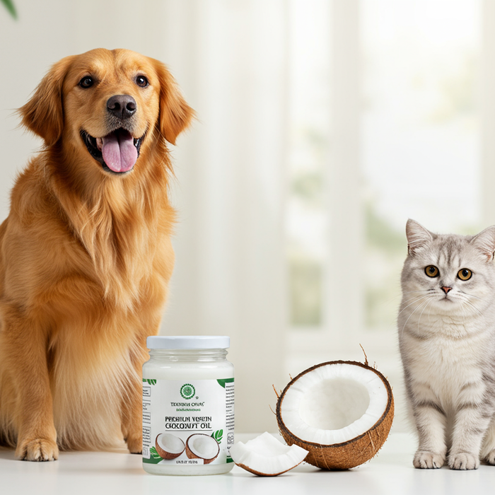 L’olio di cocco aiuta contro le pulci su cani e gatti?