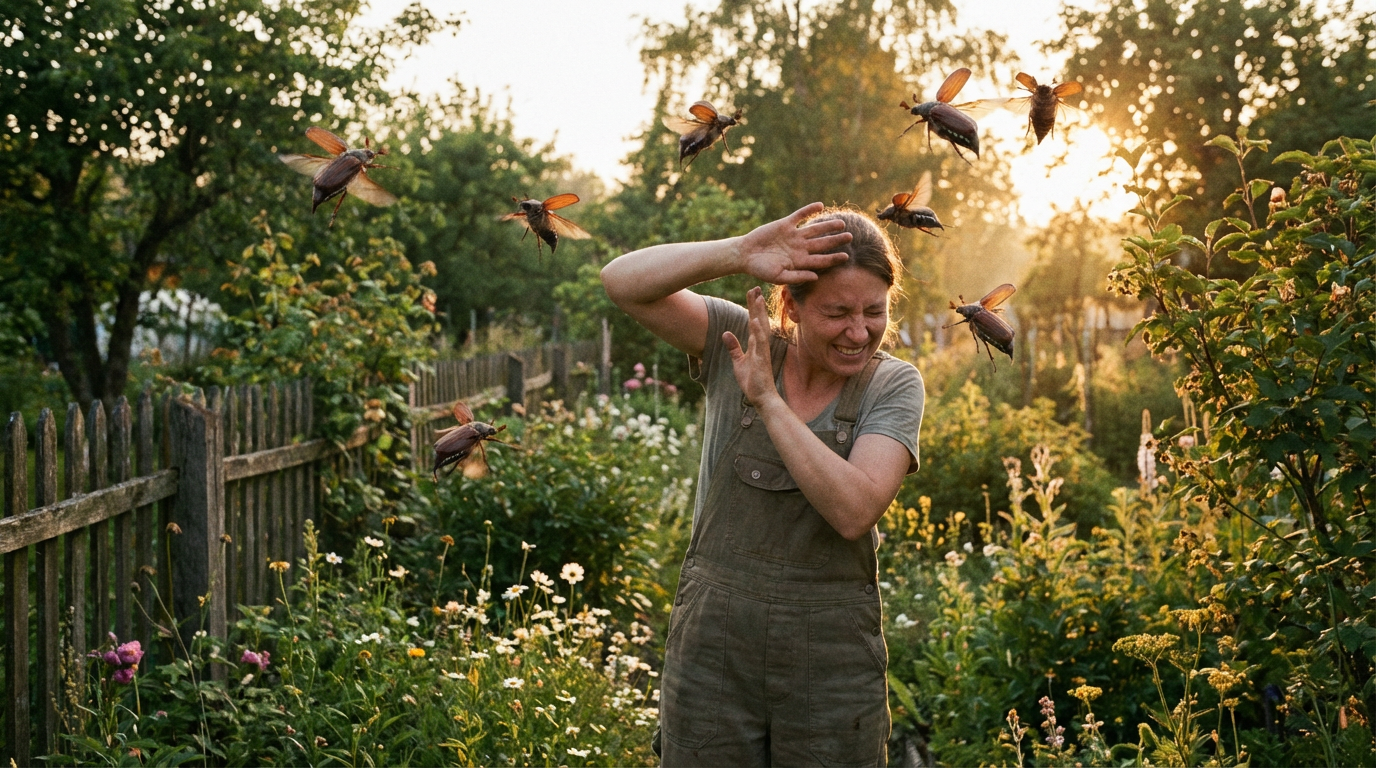 Scarabeo di giugno aggressivo? Perché ci volano addosso e come fermarli