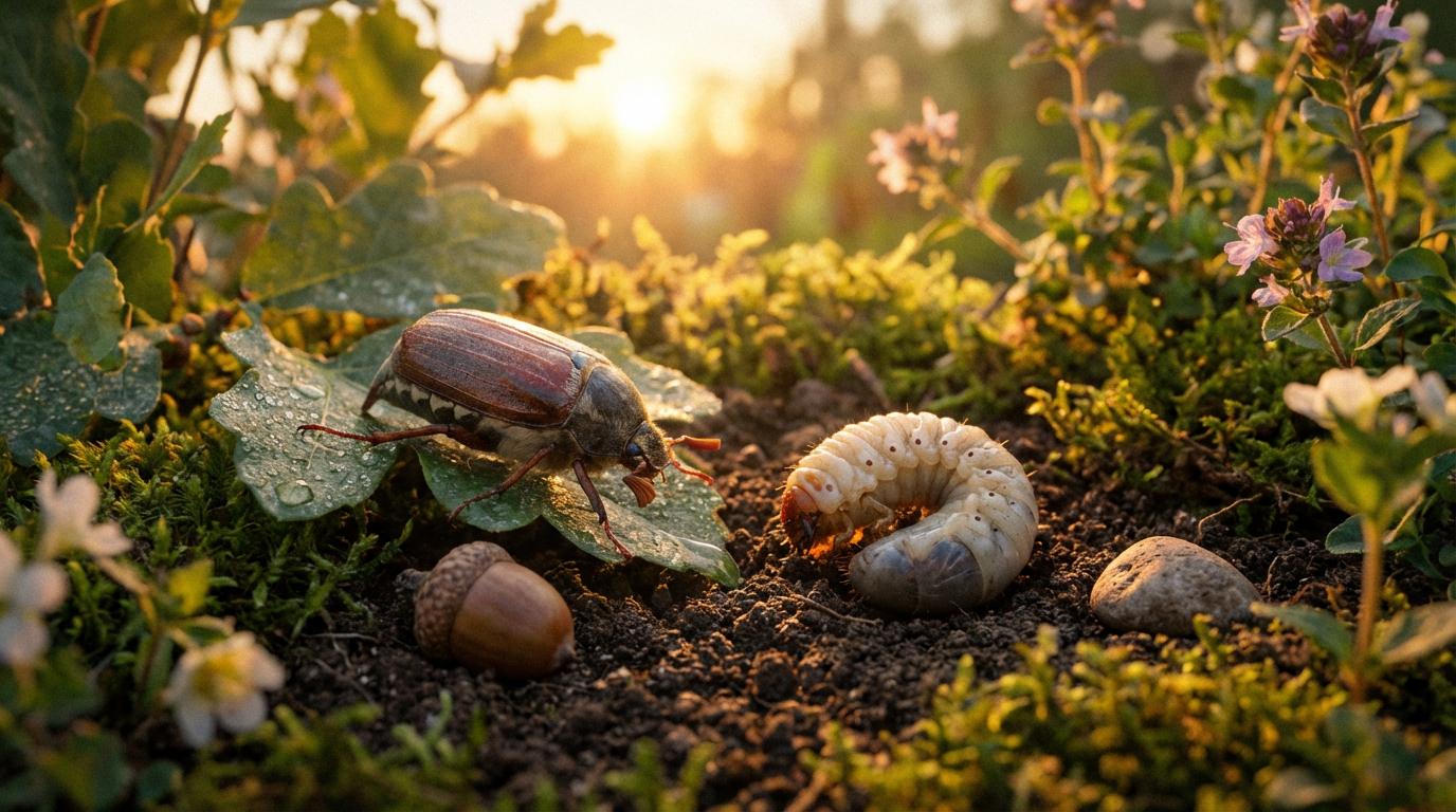 Dimensioni dello scarabeo di giugno: quanto diventano realmente grandi gli scarabei e le larve?