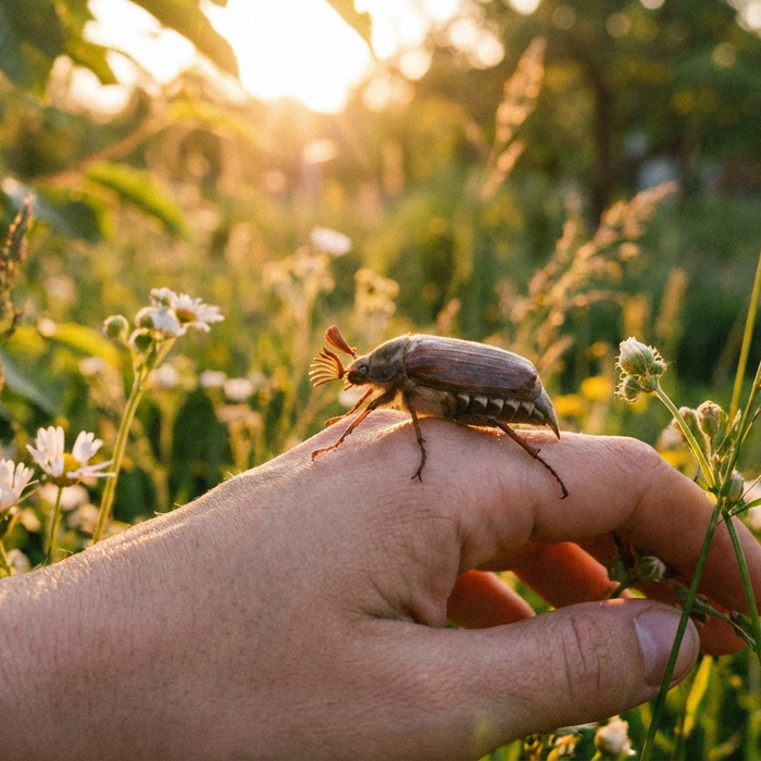 Gli scarabei di giugno possono mordere? Tutto su morsi, pericoli e miti