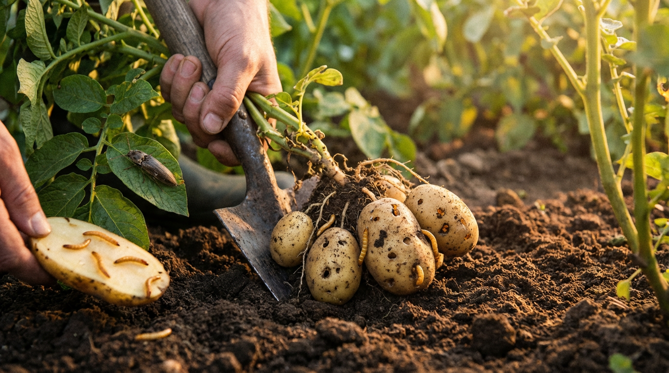 Parassiti delle patate Wireworms: rilevamento, biologia e controllo