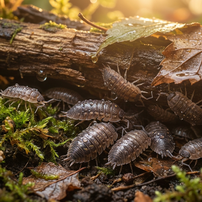 Umidità dei porcellini di terra: perché i crostacei hanno bisogno di umidità