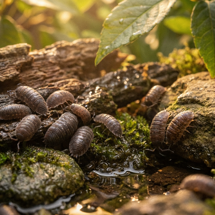 Woodlice e umidità: perché muoiono senza acqua