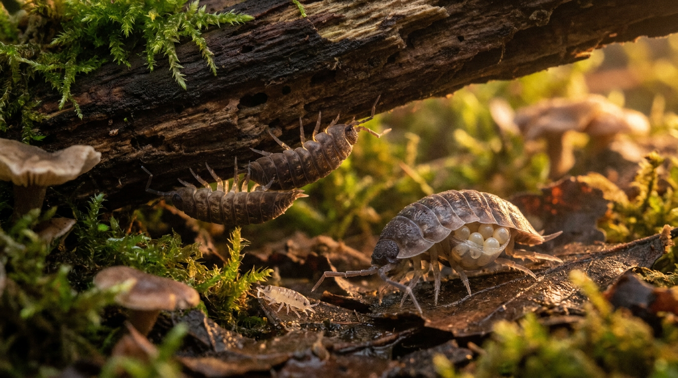 Riproduzione di Woodlice: segreti di riproduzione e sviluppo