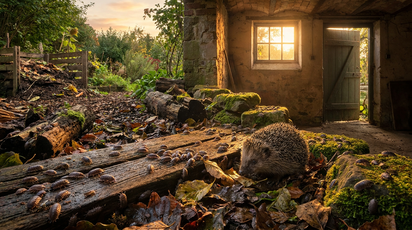 Woodlice nel seminterrato: cause, biologia e soluzioni delicate