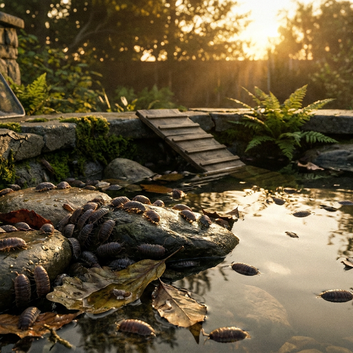 Woodlice in piscina: cause, biologia e soluzioni
