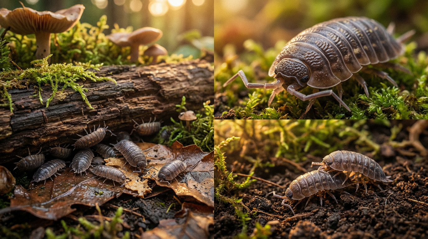 Profilo Woodlice: anatomia, stile di vita e benefici