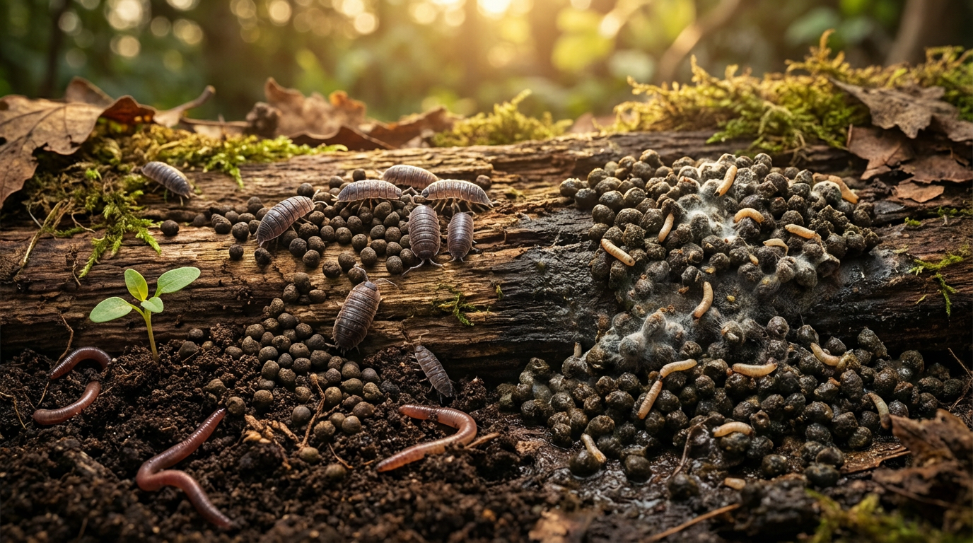 Escrementi di onischi: fertilizzante utile o problema disgustoso?