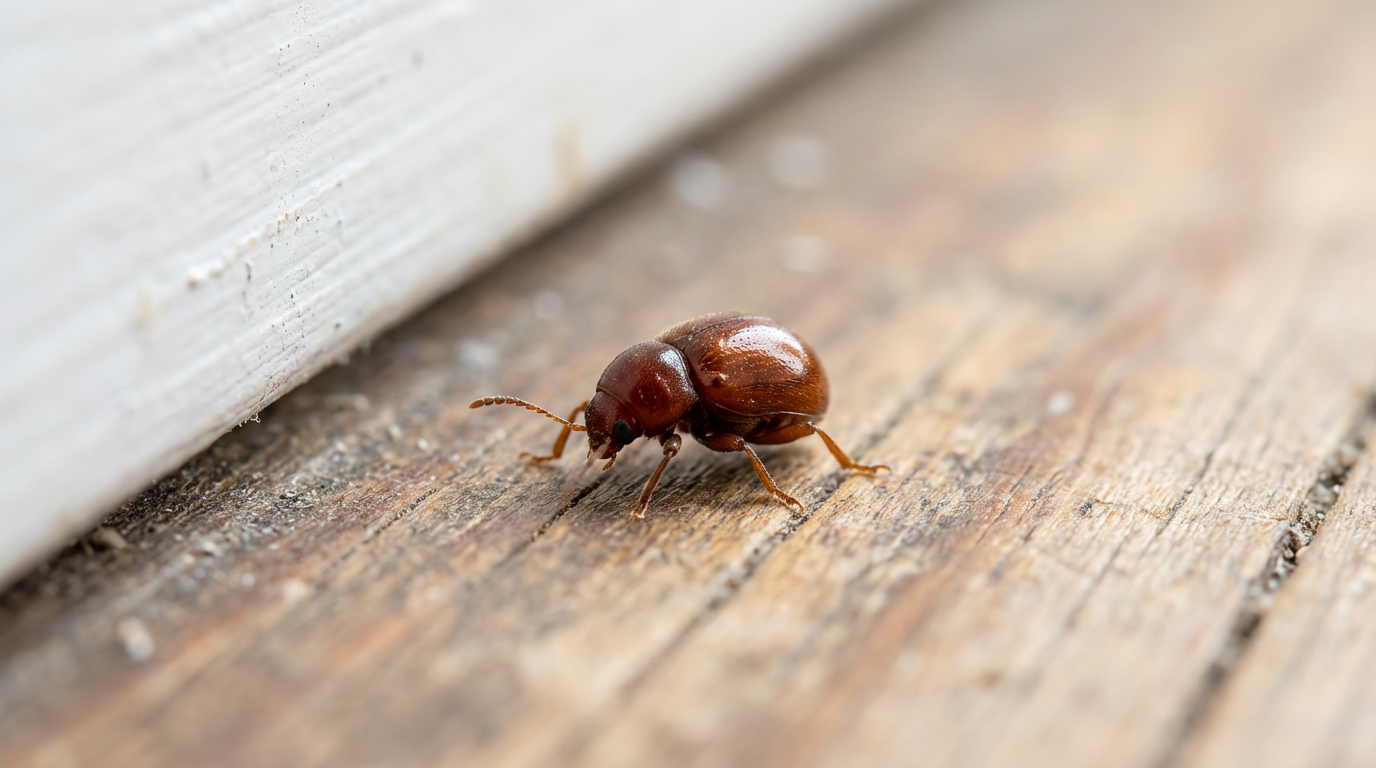 Da dove provengono i coleotteri dei tappeti? Cause, nascondigli e metodi di controllo