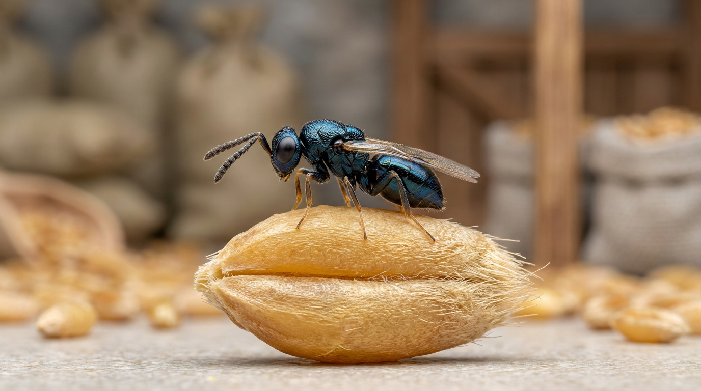 Propagazione delle vespe da stoccaggio: biologia, allevamento e applicazione nella protezione dello stoccaggio