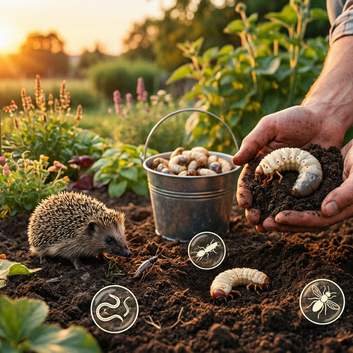 Larva di maggiolino: riconoscere, combattere e prevenire in giardino