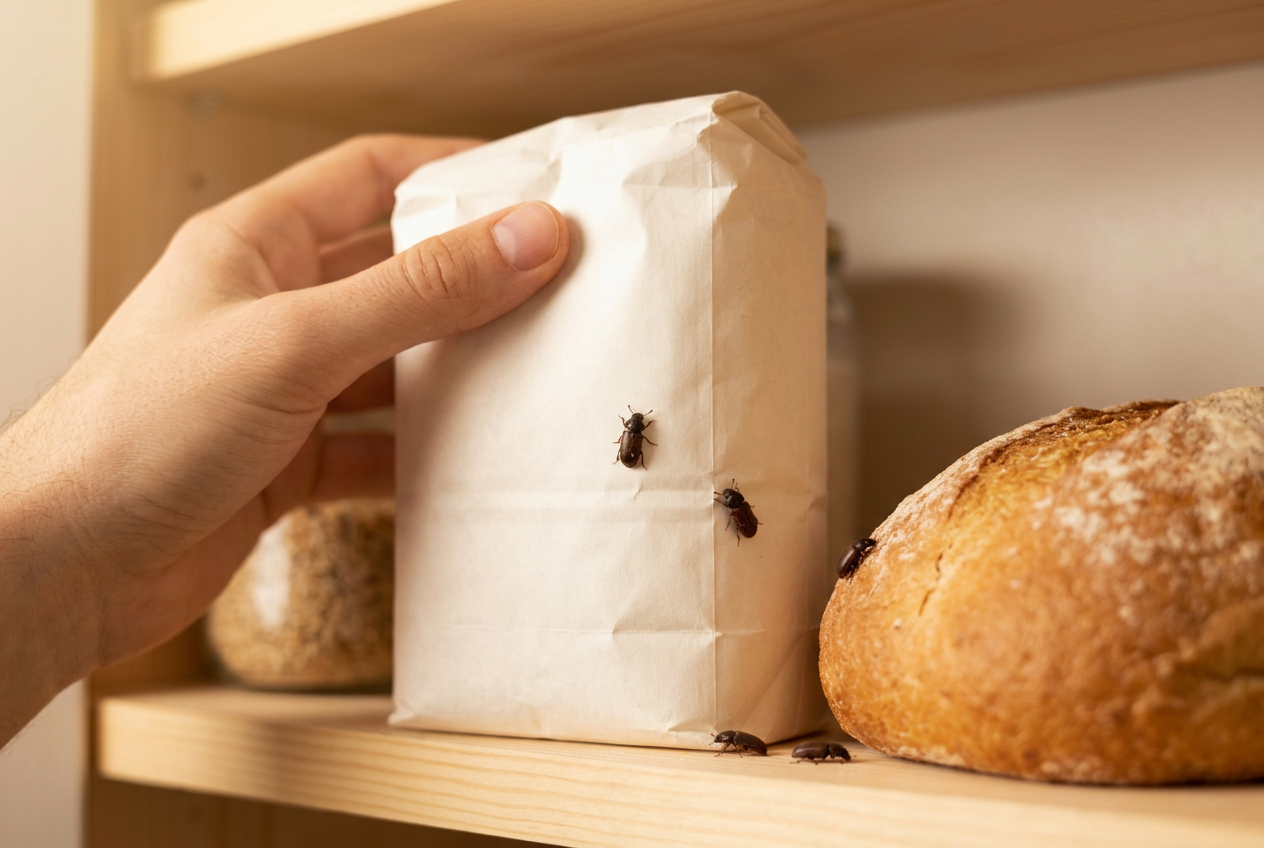 Differenza tra coleotteri della farina e coleotteri del pane: come riconoscerli e combatterli correttamente