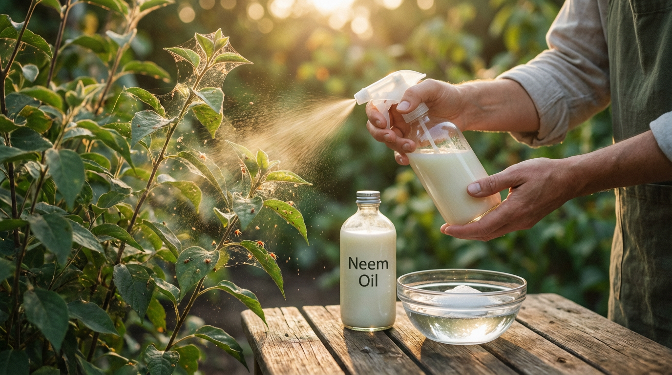 Olio di Neem contro gli acari: la lotta biologica nel dettaglio