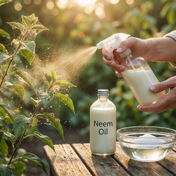 Olio di Neem contro gli acari: la lotta biologica nel dettaglio