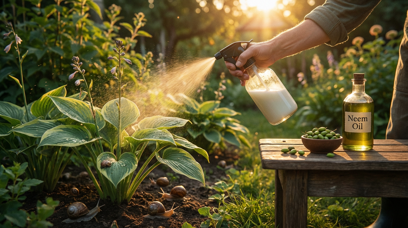 Olio di Neem contro le lumache: protezione naturale senza veleno?