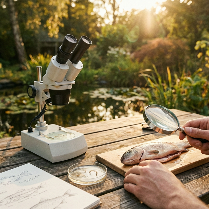 Nematodi nei pesci: diagnosi, trattamento e rischio di zoonosi