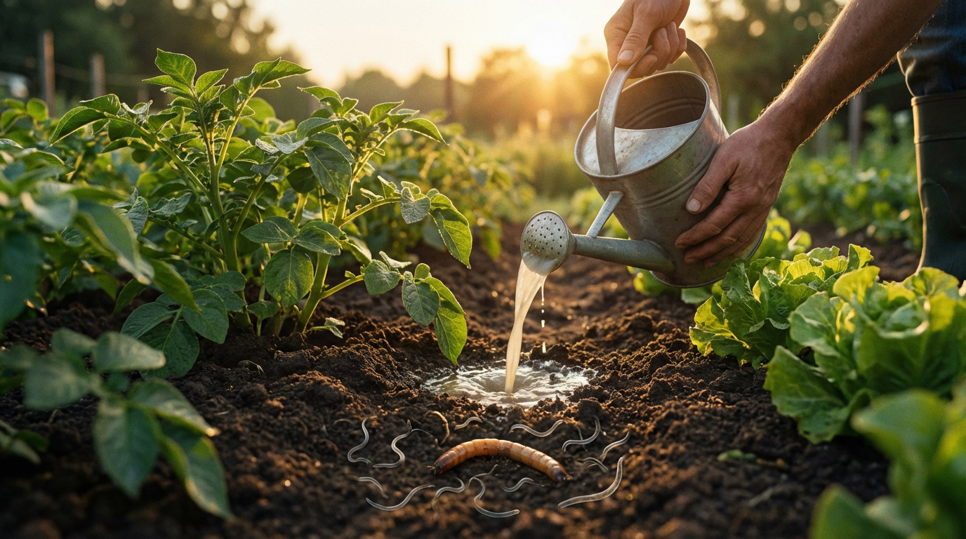 Nematodi contro gli wireworm: controllo biologico efficace