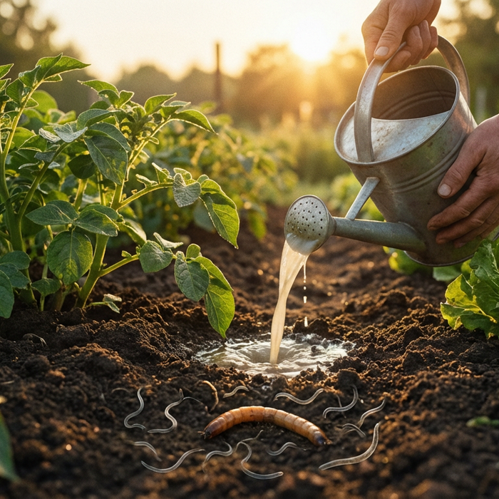 Nematodi contro gli wireworm: controllo biologico efficace