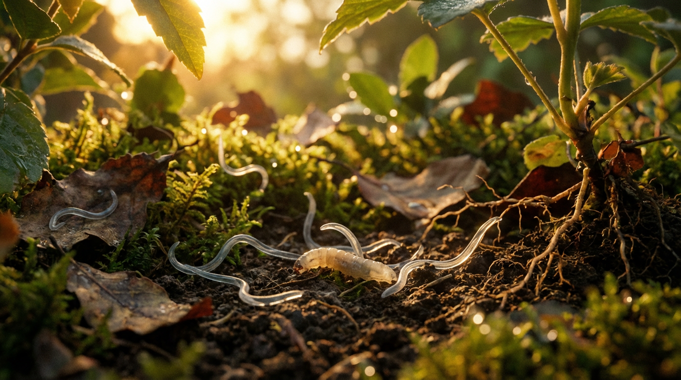 Nematodi contro i moscerini dei funghi: l'arma segreta biologica