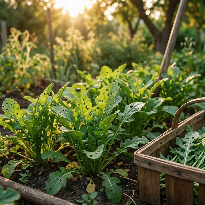 Gli scarabei delle pulci della rucola sono commestibili? Cosa devi sapere sulla vaiolatura