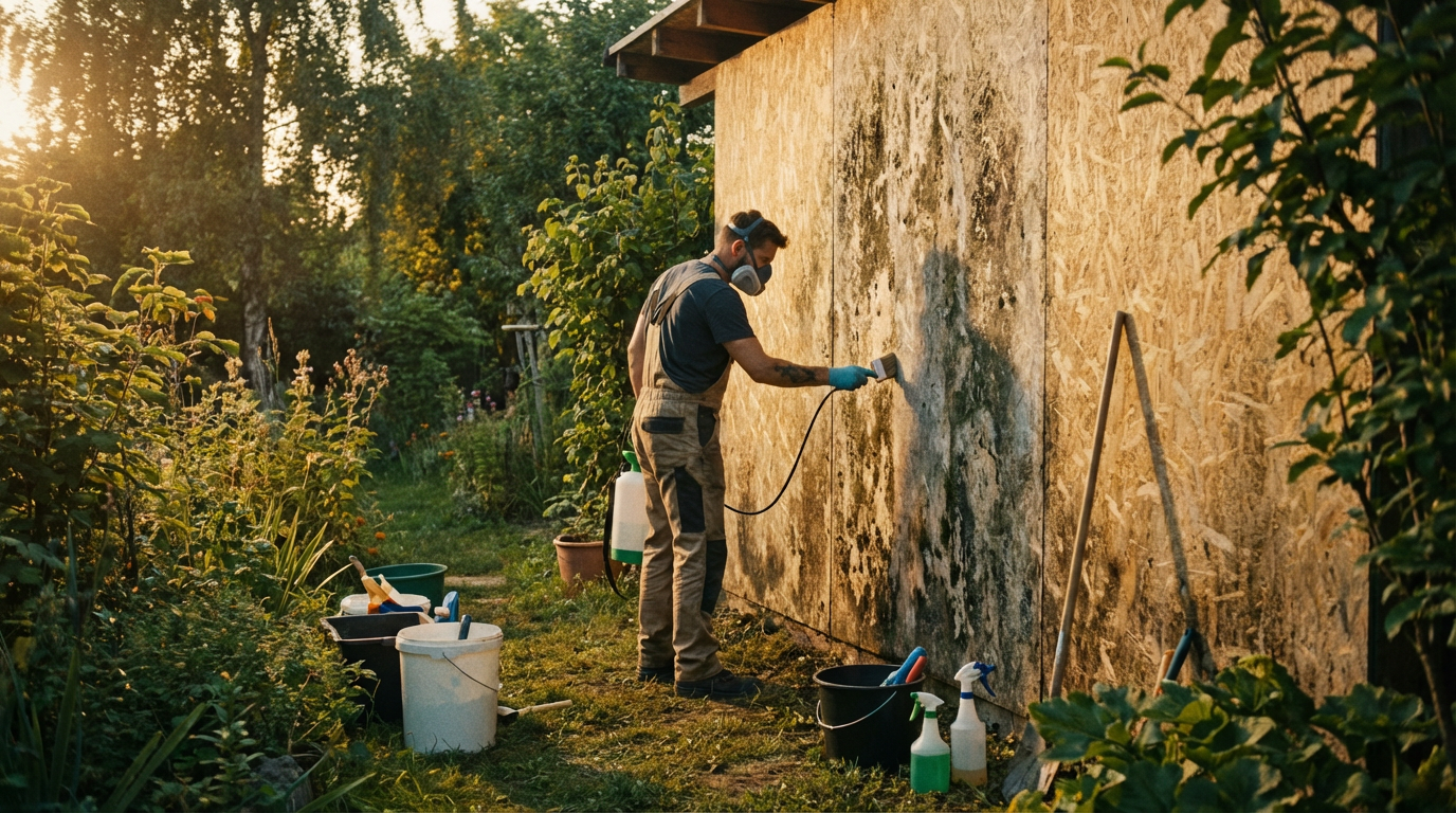 Eliminazione della muffa sui pannelli OSB: istruzioni professionali per la ristrutturazione